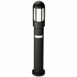 Albert Leuchten 2002 Sockelleuchte Schwarz, 1-flammig, Bewegungsmelder