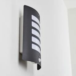 Hofstein Alslev Au&szlig;enwandleuchte Anthrazit, 1-flammig, Bewegungsmelder -Außenleuchten Verkäufe alslev aussenwandleuchte h3293058 do1 11