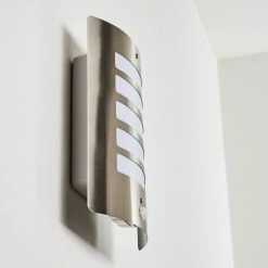 Hofstein Alslev Außenwandleuchte Edelstahl, 1-flammig, Bewegungsmelder -Außenleuchten Verkäufe alslev aussenwandleuchte h3293072 do1 11