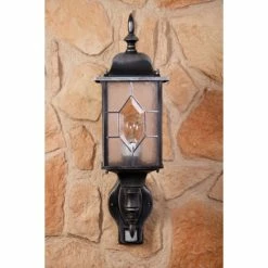 Hofstein Amapala Wandleuchte Schwarz, 1-flammig, Bewegungsmelder -Außenleuchten Verkäufe amapala wandleuchte h3003428 2