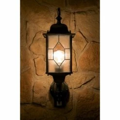 Hofstein Amapala Wandleuchte Schwarz, 1-flammig, Bewegungsmelder -Außenleuchten Verkäufe amapala wandleuchte h3003428 6