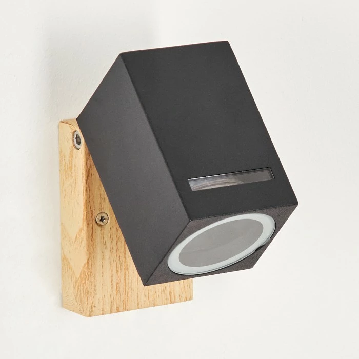 Hofstein Auchac Außenwandleuchte Holzoptik, Naturfarben, 1-flammig, Bewegungsmelder 11 Hofstein Auchac Außenwandleuchte Holzoptik, Naturfarben, 1-flammig, Bewegungsmelder – Bild 11