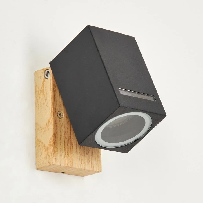 Hofstein Auchac Außenwandleuchte Holzoptik, Naturfarben, 1-flammig, Bewegungsmelder 8 Hofstein Auchac Außenwandleuchte Holzoptik, Naturfarben, 1-flammig, Bewegungsmelder – Bild 8