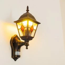 Hofstein Außenwandleuchte Antibes Braun, Gold, 1-flammig, Bewegungsmelder 19 Hofstein Außenwandleuchte Antibes Braun, Gold, 1-flammig, Bewegungsmelder -Außenleuchten Verkäufe aussenwandleuchte antibes h163857 8