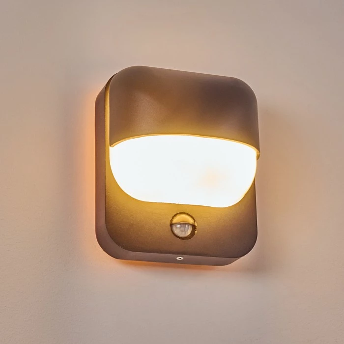 Hofstein Außenwandleuchte Caldes Schwarz, 1-flammig, Bewegungsmelder 12 Hofstein Außenwandleuchte Caldes Schwarz, 1-flammig, Bewegungsmelder – Bild 12