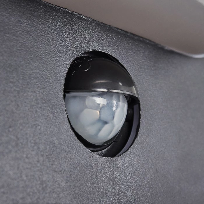 Hofstein Außenwandleuchte Caldes Schwarz, 1-flammig, Bewegungsmelder 6 Hofstein Außenwandleuchte Caldes Schwarz, 1-flammig, Bewegungsmelder – Bild 6