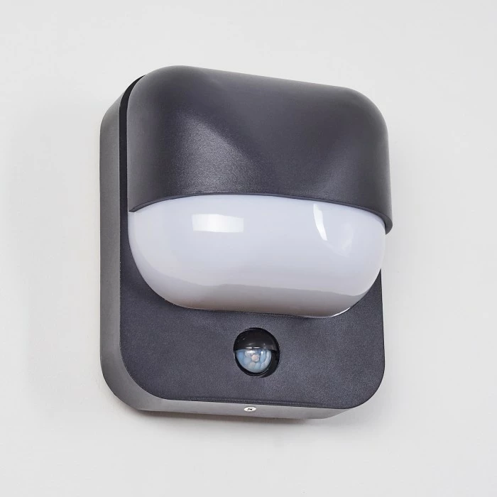 Hofstein Außenwandleuchte Caldes Schwarz, 1-flammig, Bewegungsmelder 8 Hofstein Außenwandleuchte Caldes Schwarz, 1-flammig, Bewegungsmelder – Bild 8