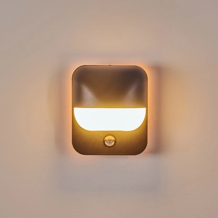 Hofstein Außenwandleuchte Caldes Schwarz, 1-flammig, Bewegungsmelder 9 Hofstein Außenwandleuchte Caldes Schwarz, 1-flammig, Bewegungsmelder – Bild 9