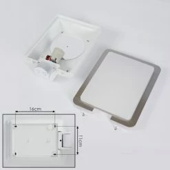 Hofstein Au&szlig;enwandleuchte Canova Chrom, 1-flammig, Bewegungsmelder -Außenleuchten Verkäufe aussenwandleuchte canova h3399880 4