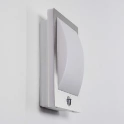 Hofstein Au&szlig;enwandleuchte Cantone Nickel-Matt, 1-flammig, Bewegungsmelder -Außenleuchten Verkäufe aussenwandleuchte cantone h3399903 10