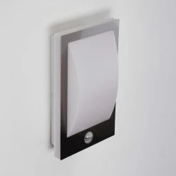 Hofstein Au&szlig;enwandleuchte Cantone Nickel-Matt, 1-flammig, Bewegungsmelder -Außenleuchten Verkäufe aussenwandleuchte cantone h3399903 7