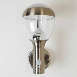 Hofstein Außenwandleuchte Cordova LED Edelstahl, 1-flammig, Bewegungsmelder -Außenleuchten Verkäufe aussenwandleuchte cordova h3006337 5