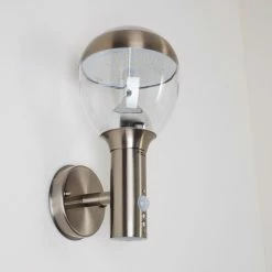 Hofstein Außenwandleuchte Cordova LED Edelstahl, 1-flammig, Bewegungsmelder -Außenleuchten Verkäufe aussenwandleuchte cordova h3006337 6