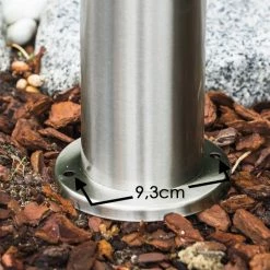 Hofstein Avize Au&szlig;ensockelleuchte Edelstahl, 1-flammig, Bewegungsmelder -Außenleuchten Verkäufe avize aussensockelleuchte h140 2