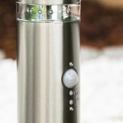 Hofstein Avize Au&szlig;ensockelleuchte Edelstahl, 1-flammig, Bewegungsmelder -Außenleuchten Verkäufe avize aussensockelleuchte h140 5