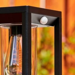 Hofstein Baoshan Wegeleuchte Schwarz, 1-flammig, Bewegungsmelder 12 Hofstein Baoshan Wegeleuchte Schwarz, 1-flammig, Bewegungsmelder -Außenleuchten Verkäufe baoshan wegeleuchte h3441930 2