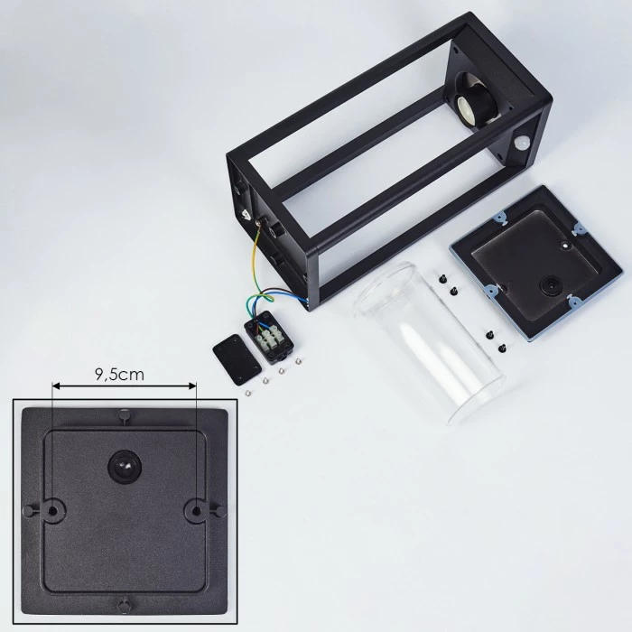 Hofstein Baoshan Wegeleuchte Schwarz, 1-flammig, Bewegungsmelder 5 Hofstein Baoshan Wegeleuchte Schwarz, 1-flammig, Bewegungsmelder – Bild 5