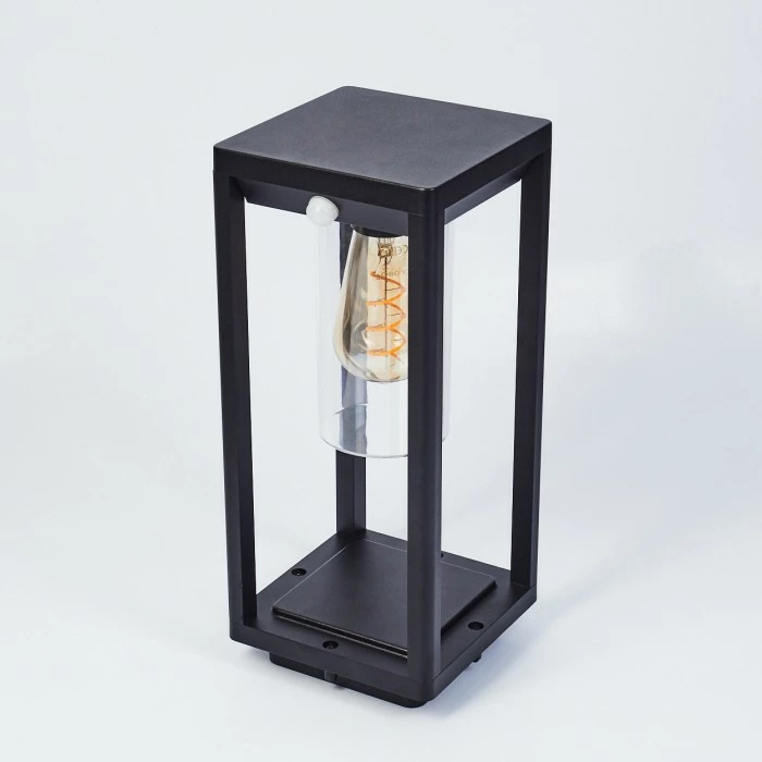 Hofstein Baoshan Wegeleuchte Schwarz, 1-flammig, Bewegungsmelder 8 Hofstein Baoshan Wegeleuchte Schwarz, 1-flammig, Bewegungsmelder – Bild 8