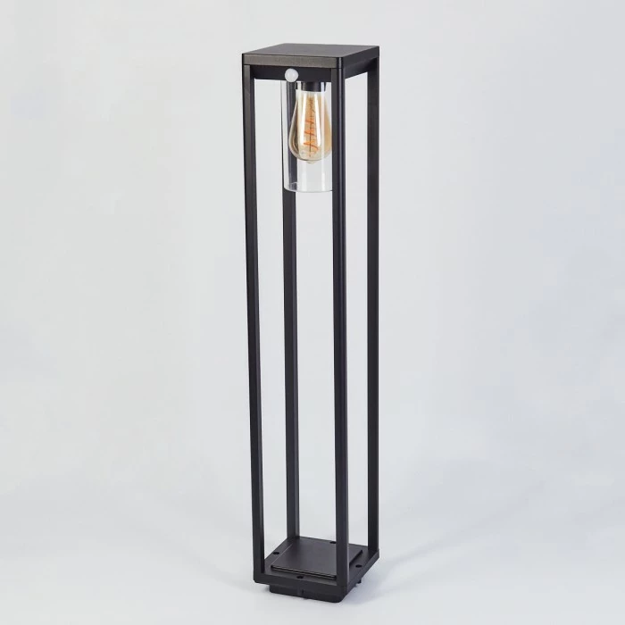 Hofstein Baoshan Wegeleuchte Schwarz, 1-flammig, Bewegungsmelder 8 Hofstein Baoshan Wegeleuchte Schwarz, 1-flammig, Bewegungsmelder – Bild 8