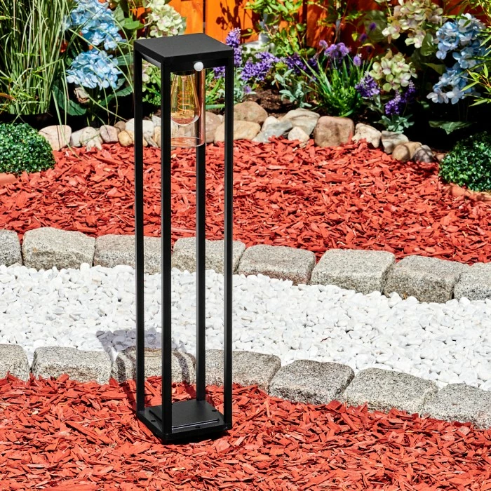 Hofstein Baoshan Wegeleuchte Schwarz, 1-flammig, Bewegungsmelder 10 Hofstein Baoshan Wegeleuchte Schwarz, 1-flammig, Bewegungsmelder – Bild 10