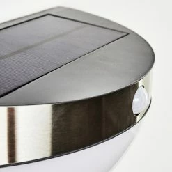 Hofstein Basra Solarleuchte LED Chrom, 1-flammig, Bewegungsmelder -Außenleuchten Verkäufe basra solarleuchte h3304921 do1 11