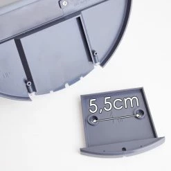 Hofstein Basra Solarleuchte LED Chrom, 1-flammig, Bewegungsmelder -Außenleuchten Verkäufe basra solarleuchte h3304921 do1 16