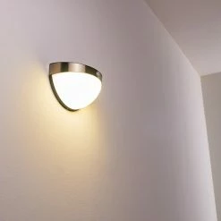 Hofstein Basra Solarleuchte LED Chrom, 1-flammig, Bewegungsmelder -Außenleuchten Verkäufe basra solarleuchte h3304921 do1 7