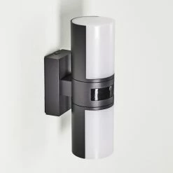 Hofstein Baulund Außenwandleuchte LED Anthrazit, 1-flammig, Bewegungsmelder -Außenleuchten Verkäufe baulund aussenwandleuchte h3300381 do1 14