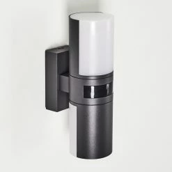 Hofstein Baulund Außenwandleuchte LED Anthrazit, 1-flammig, Bewegungsmelder -Außenleuchten Verkäufe baulund aussenwandleuchte h3300381 do1 22