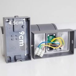 Hofstein Baulund Außenwandleuchte LED Anthrazit, 1-flammig, Bewegungsmelder -Außenleuchten Verkäufe baulund aussenwandleuchte h3300381 do1 30