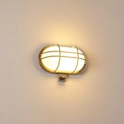 Hofstein Belmopan Außenwandleuchte Edelstahl, 1-flammig, Bewegungsmelder -Außenleuchten Verkäufe belmopan aussenwandleuchte h3369302 11