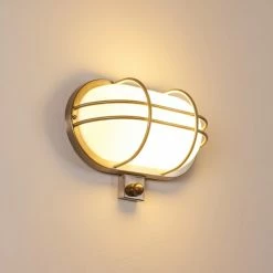 Hofstein Belmopan Außenwandleuchte Edelstahl, 1-flammig, Bewegungsmelder -Außenleuchten Verkäufe belmopan aussenwandleuchte h3369302 14