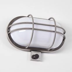 Hofstein Belmopan Außenwandleuchte Edelstahl, 1-flammig, Bewegungsmelder -Außenleuchten Verkäufe belmopan aussenwandleuchte h3369302 16