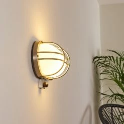 Hofstein Belmopan Außenwandleuchte Edelstahl, 1-flammig, Bewegungsmelder -Außenleuchten Verkäufe belmopan aussenwandleuchte h3369302 6