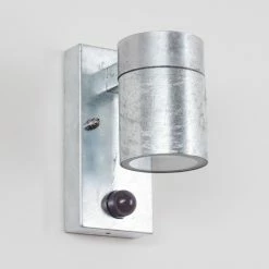 Hofstein Bessiebelle Außenwandleuchte Verzinkt, 1-flammig, Bewegungsmelder -Außenleuchten Verkäufe bessiebelle aussenwandleuchte h3605127 10