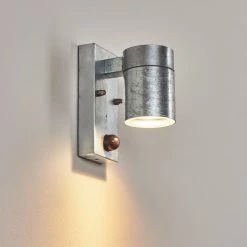 Hofstein Bessiebelle Außenwandleuchte Verzinkt, 1-flammig, Bewegungsmelder -Außenleuchten Verkäufe bessiebelle aussenwandleuchte h3605127 9