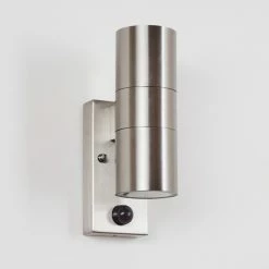 Hofstein Bessiebelle Außenwandleuchte Edelstahl, 2-flammig, Bewegungsmelder -Außenleuchten Verkäufe bessiebelle aussenwandleuchte h3605141 10