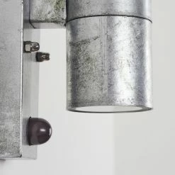 Hofstein Bessiebelle Außenwandleuchte Verzinkt, 2-flammig, Bewegungsmelder -Außenleuchten Verkäufe bessiebelle aussenwandleuchte h3605165 2