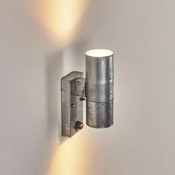 Hofstein Bessiebelle Außenwandleuchte Verzinkt, 2-flammig, Bewegungsmelder -Außenleuchten Verkäufe bessiebelle aussenwandleuchte h3605165 8