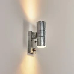 Hofstein Bessiebelle Außenwandleuchte Verzinkt, 2-flammig, Bewegungsmelder -Außenleuchten Verkäufe bessiebelle aussenwandleuchte h3605165 9