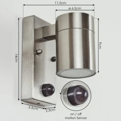 Hofstein Bessiebelle Außenwandleuchte Edelstahl, 1-flammig, Bewegungsmelder 14 Hofstein Bessiebelle Außenwandleuchte Edelstahl, 1-flammig, Bewegungsmelder -Außenleuchten Verkäufe bessiebelle aussenwandleuchte h3605226 3