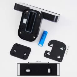 Hofstein Bondarp Solar-Außenwandleuchte LED Schwarz, 1-flammig, Bewegungsmelder -Außenleuchten Verkäufe bondarp solar aussenwandleuchte h3426326 4