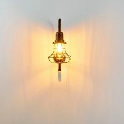 Hofstein Borkan Aussenwandleuchte Braun, Gold, 1-flammig, Bewegungsmelder -Außenleuchten Verkäufe borkan aussenwandleuchte h3023082 14