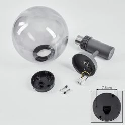 Hofstein Bostarenga Außenwandleuchte Anthrazit, 1-flammig, Bewegungsmelder -Außenleuchten Verkäufe bostarenga aussenwandleuchte h3599587 4