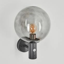 Hofstein Bostarenga Außenwandleuchte Anthrazit, 1-flammig, Bewegungsmelder -Außenleuchten Verkäufe bostarenga aussenwandleuchte h3599587 7