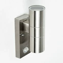 Hofstein Brachy Außenwandleuchte Edelstahl, 2-flammig, Bewegungsmelder -Außenleuchten Verkäufe brachy aussenwandleuchte h3267332 do1 4