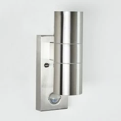 Hofstein Brachy Außenwandleuchte Edelstahl, 2-flammig, Bewegungsmelder -Außenleuchten Verkäufe brachy aussenwandleuchte h3267332 do1 7