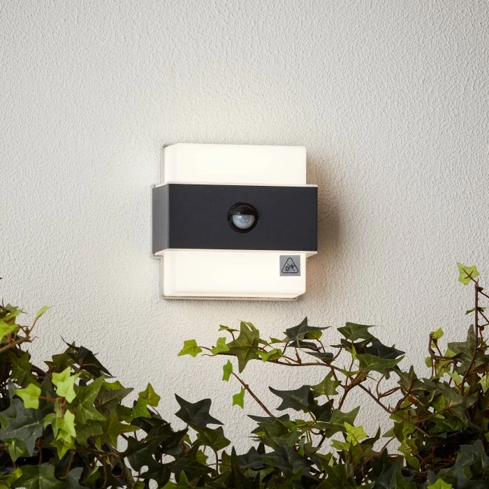 Brilliant Leuchten Brilliant Archie Außenwandleuchte LED Schwarz, 1-flammig, Bewegungsmelder 1 Brilliant Leuchten Brilliant Archie Außenwandleuchte LED Schwarz, 1-flammig, Bewegungsmelder