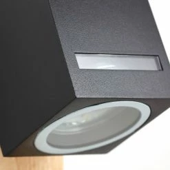 Brilliant Leuchten Brilliant Galeni Wandleuchte Holz hell, 1-flammig, Bewegungsmelder -Außenleuchten Verkäufe brilliant galeni wandleuchte 96376 76 9