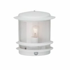 Brilliant Leuchten Brilliant Hollywood Wandleuchte Weiß, 1-flammig, Bewegungsmelder -Außenleuchten Verkäufe brilliant hollywood wandleuchte 47897 05 3